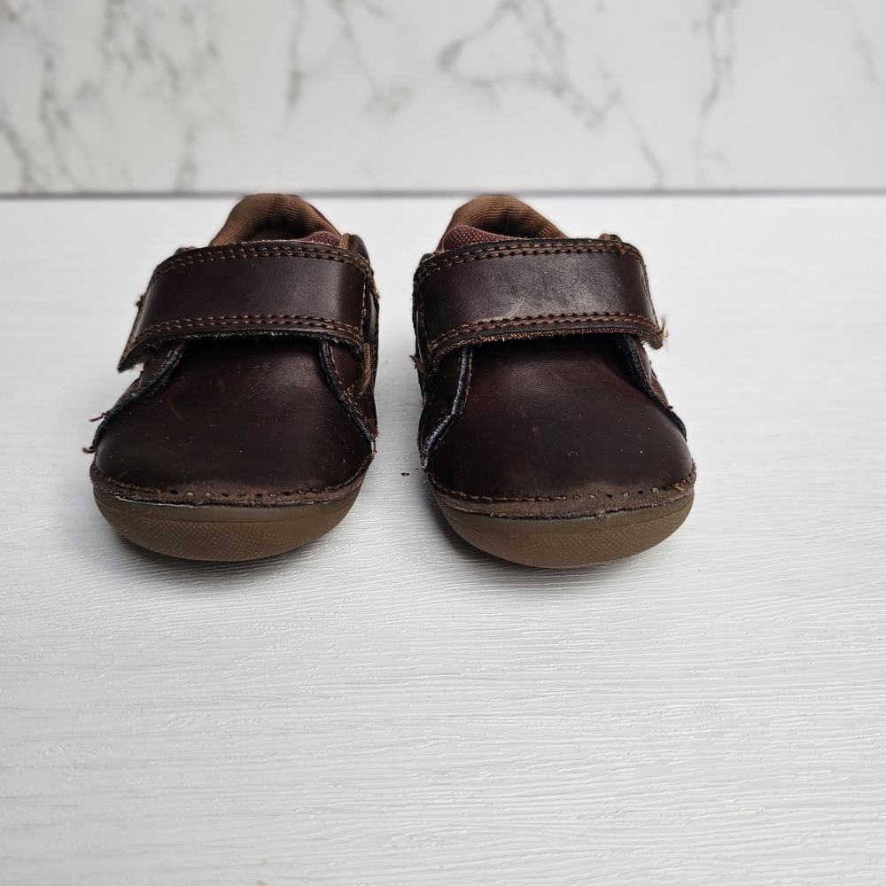 Stride Rite Dark Brown Baby Shoes